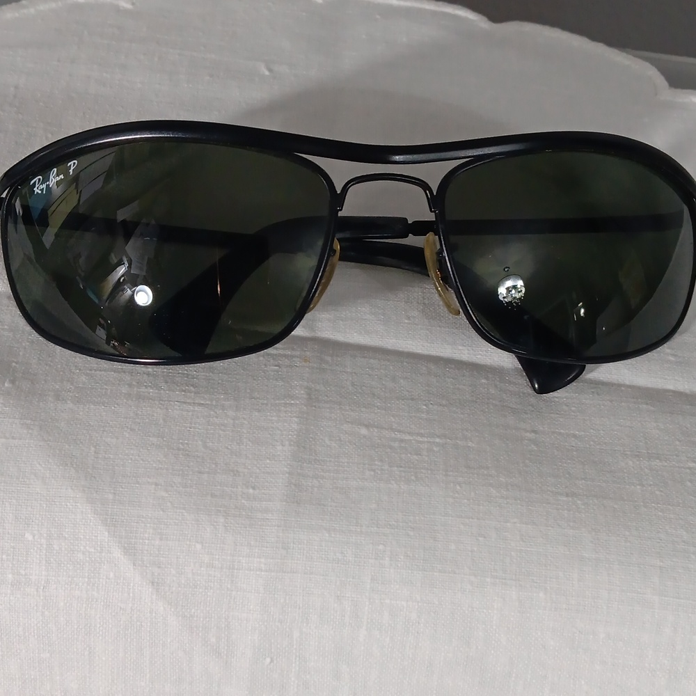 Ray-Ban Black Olympian Sunglasses Polarized, flex